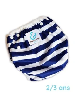Marinière - Couche Maillot De Bain Bébé - 2/3 Ans