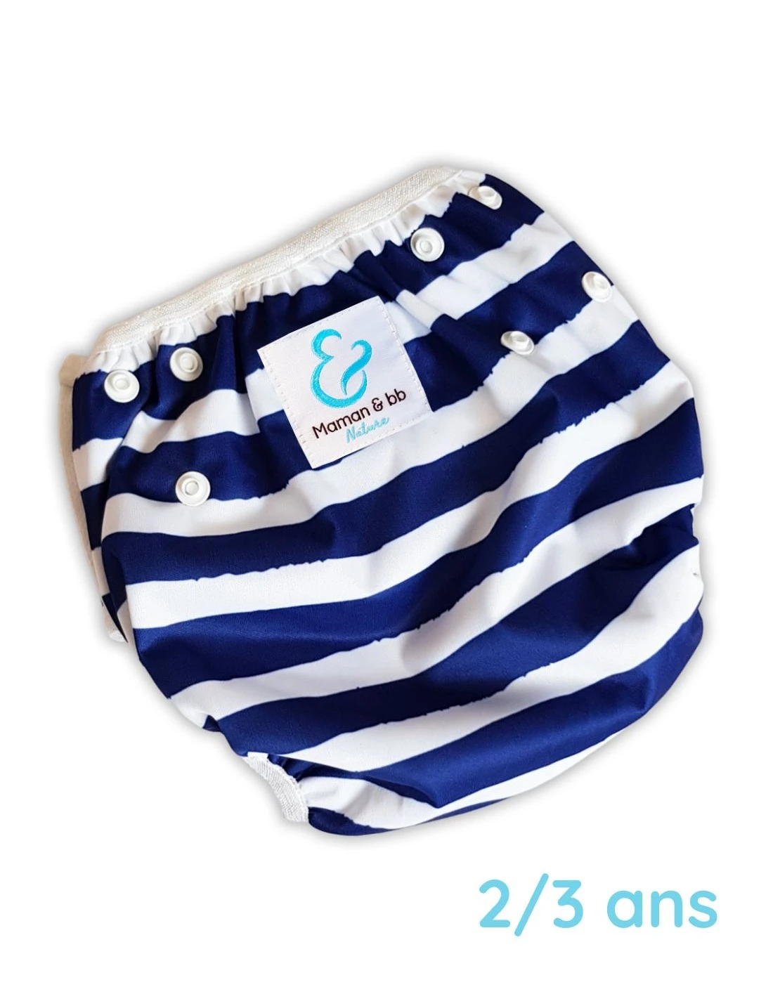 Marinière - Couche Maillot De Bain Bébé - 2/3 Ans 1 Marinière - Couche Maillot De Bain Bébé - 2/3 Ans