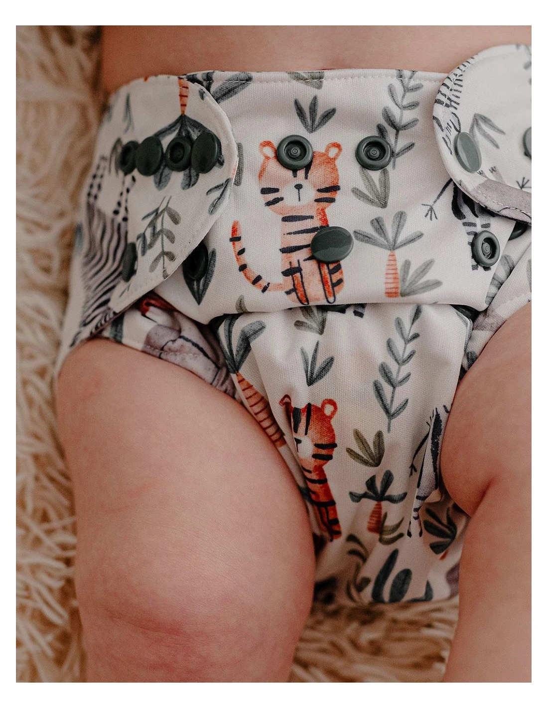 Mega Pack : 20 Couches Lavables TE2 + 30 Inserts + Voiles + Sac - Safari 2 Mega Pack : 20 Couches Lavables TE2 + 30 Inserts + Voiles + Sac - Safari – Image 2