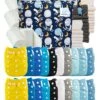 Mega Pack : Lot De 20 Couches Lavables TE1 + 40 Inserts + 400 Voiles + Sac Imperméable - Caleb