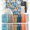 Mega Pack : Lot De 20 Couches Lavables TE1 + 40 Inserts + 400 Voiles + Sac Imperméable - Zoe