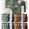 Mega Pack : Lot De 20 Couches Lavables TE1 + 40 Inserts + 400 Voiles + Sac Imperméable - Jungle