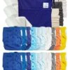 Mega Pack : Lot De 20 Couches Lavables TE2 + 30 Inserts + 400 Voiles + Sac Imperméable - Astro