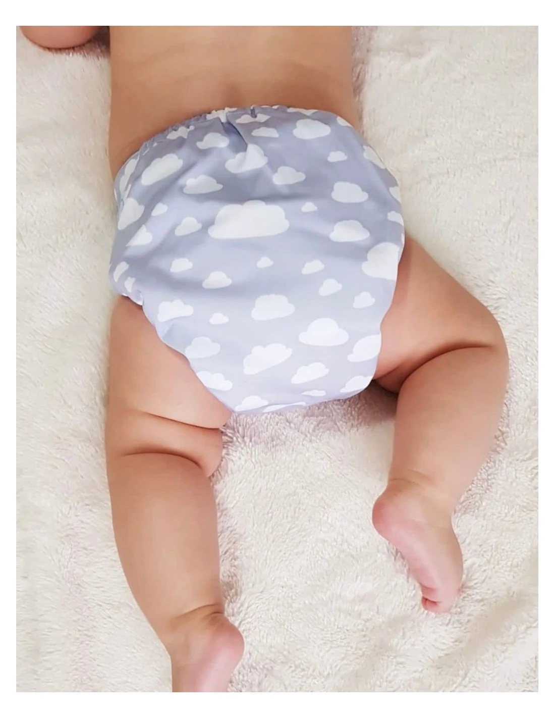 Mega Pack : Lot De 20 Couches Lavables TE2 + 30 Inserts + 400 Voiles + Sac Imperméable - Cloudy Pink 2 Mega Pack : Lot De 20 Couches Lavables TE2 + 30 Inserts + 400 Voiles + Sac Imperméable - Cloudy Pink – Image 2