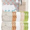 Mega Pack Sensitive : 20 Couches Lavables TE1 + Inserts + Voiles + Sac - Margot