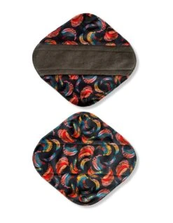 Mini - Serviette Hygiénique Lavable En Bambou Charcoal - Banana Watercolor