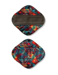 Mini - Serviette Hygiénique Lavable En Bambou Charcoal - Colorful