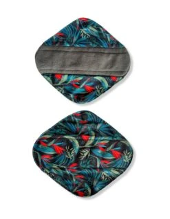 Mini - Serviette Hygiénique Lavable En Bambou Charcoal - Jungle Tropicale