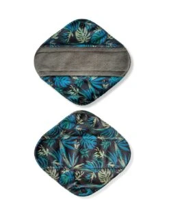 Mini - Serviette Hygiénique Lavable En Bambou Charcoal - Palmier