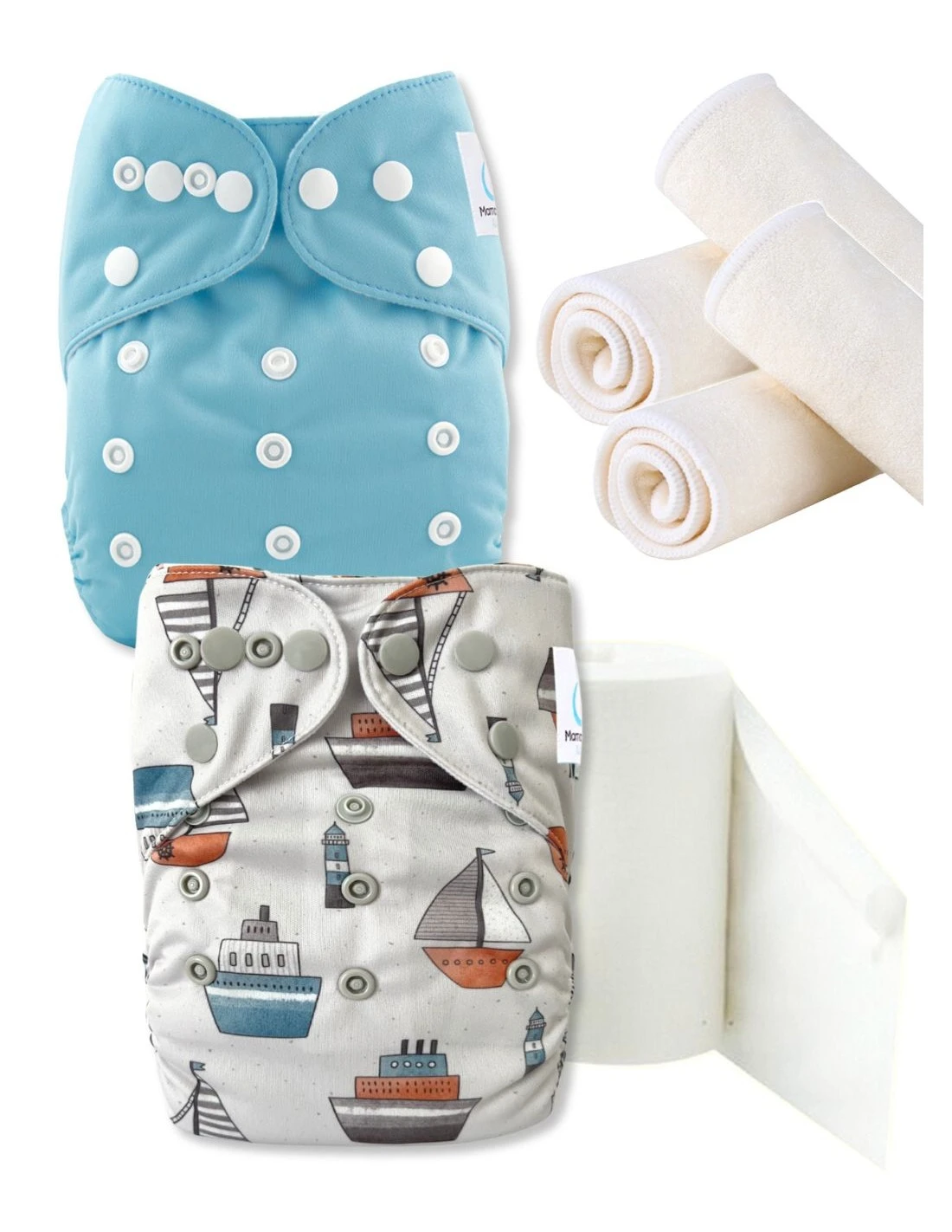 Navires - Pack De Démarrage TE1 Couches Lavables 1 Navires - Pack De Démarrage TE1 Couches Lavables