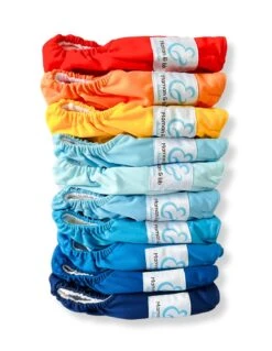 Newborn - Lot De 10 Couches Lavables Newborn Te1 - So Blue