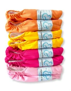 Newborn - Lot 8 Couches Lavables Newborn Te1 - Sun