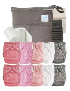 Pack Complet Bambou Couches Lavables TE2 - Bagatelle