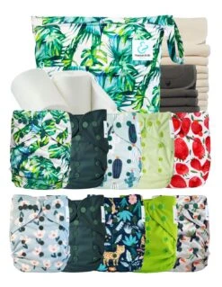 Pack Complet Bambou Couches Lavables TE2 - Nature