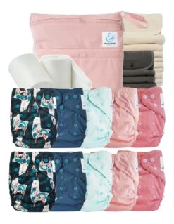 Pack Complet Bambou TE2 - Couches Lavables + Inserts - Hilda