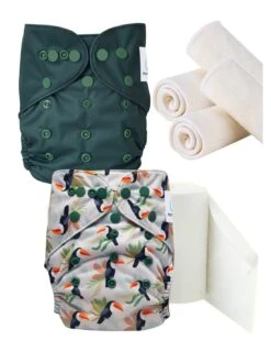 Pack De Démarrage TE1 Couches Lavables - Alban Le Toucan