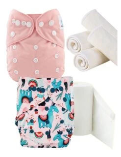 Pack De Démarrage Couches Lavables TE1 - Alma Le Lama