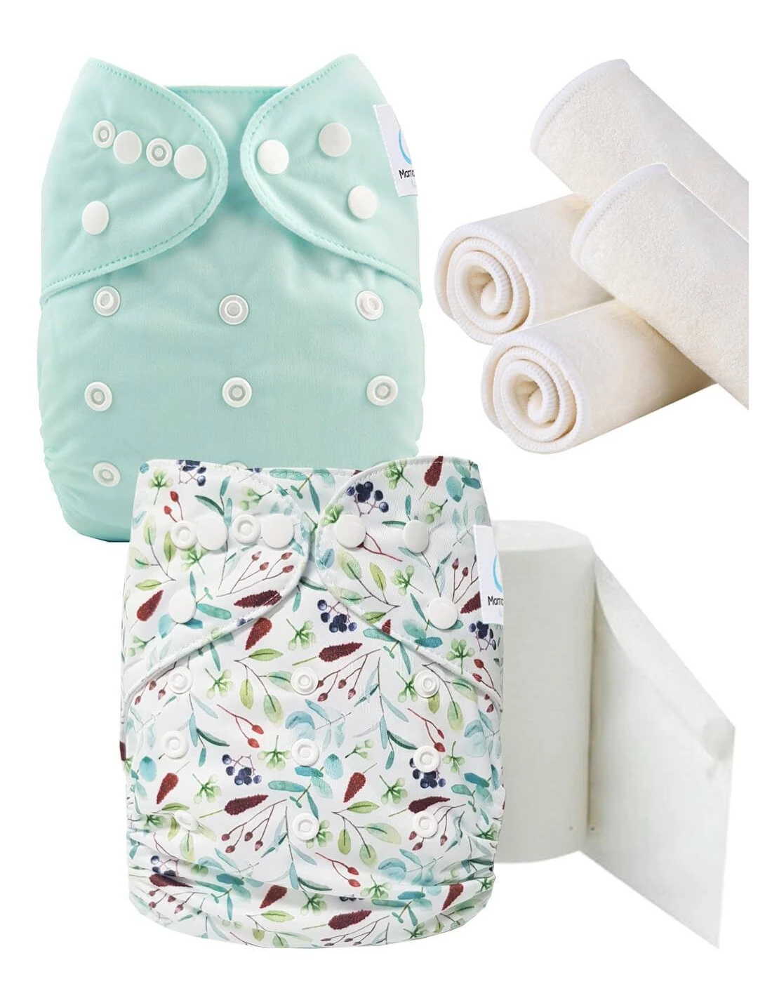 Pack De Démarrage Couches Lavables TE1 - Nature 1 Pack De Démarrage Couches Lavables TE1 - Nature