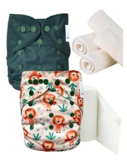 Pack De Démarrage TE1 Couches Lavables - Aaron Le Lion