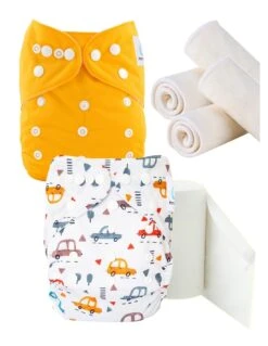 Pack De Démarrage TE1 Couches Lavables - Cars