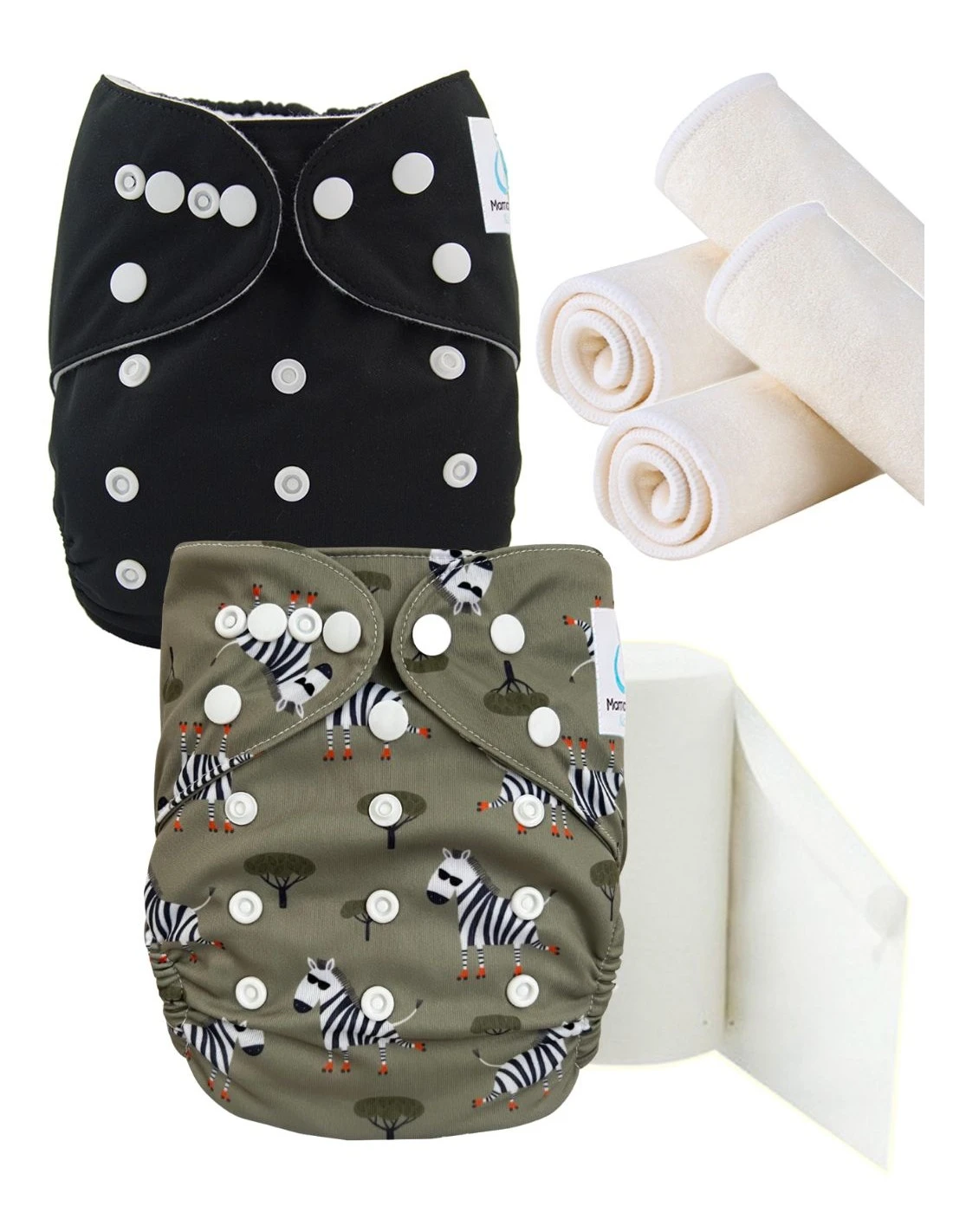 Pack De Démarrage TE1 Couches Lavables - Léo Le Zèbre 1 Pack De Démarrage TE1 Couches Lavables - Léo Le Zèbre