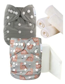 Pack De Démarrage TE1 Couches Lavables - Margot Le Dino