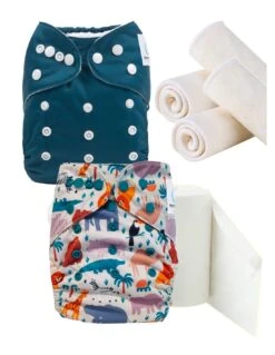 Pack De Démarrage TE1 Couches Lavables - Savane