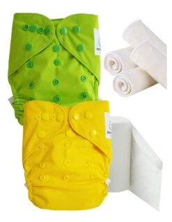 Pack Découverte Couches Lavables TE2 + Insert Et Voiles De Protection - Fripouille