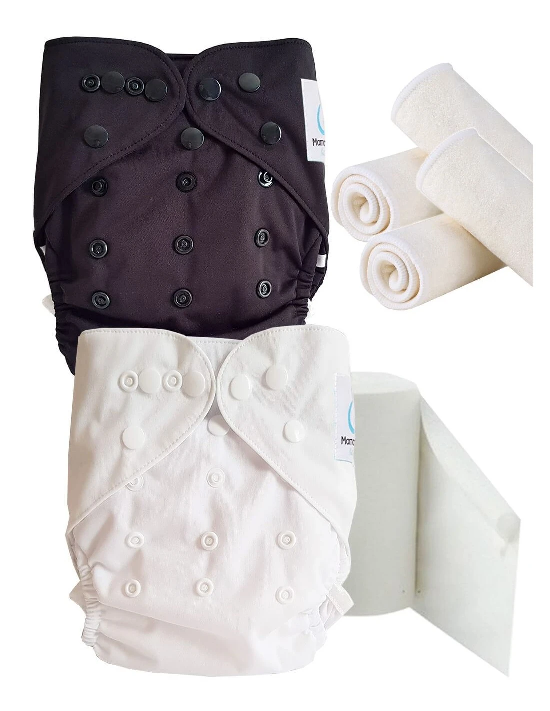 Pack Découverte Couches Lavables TE2 + Insert Et Voiles De Protection - Graphite 1 Pack Découverte Couches Lavables TE2 + Insert Et Voiles De Protection - Graphite