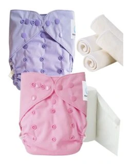 Pack Découverte Couches Lavables TE2 + Insert Et Voiles De Protection - Kiss