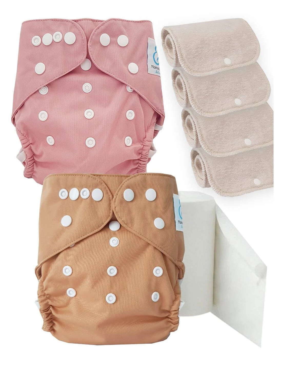 Pack Découverte Sensitive : Couches Lavables TE2 + Inserts En Coton + Voiles - Baby 1 Pack Découverte Sensitive : Couches Lavables TE2 + Inserts En Coton + Voiles - Baby