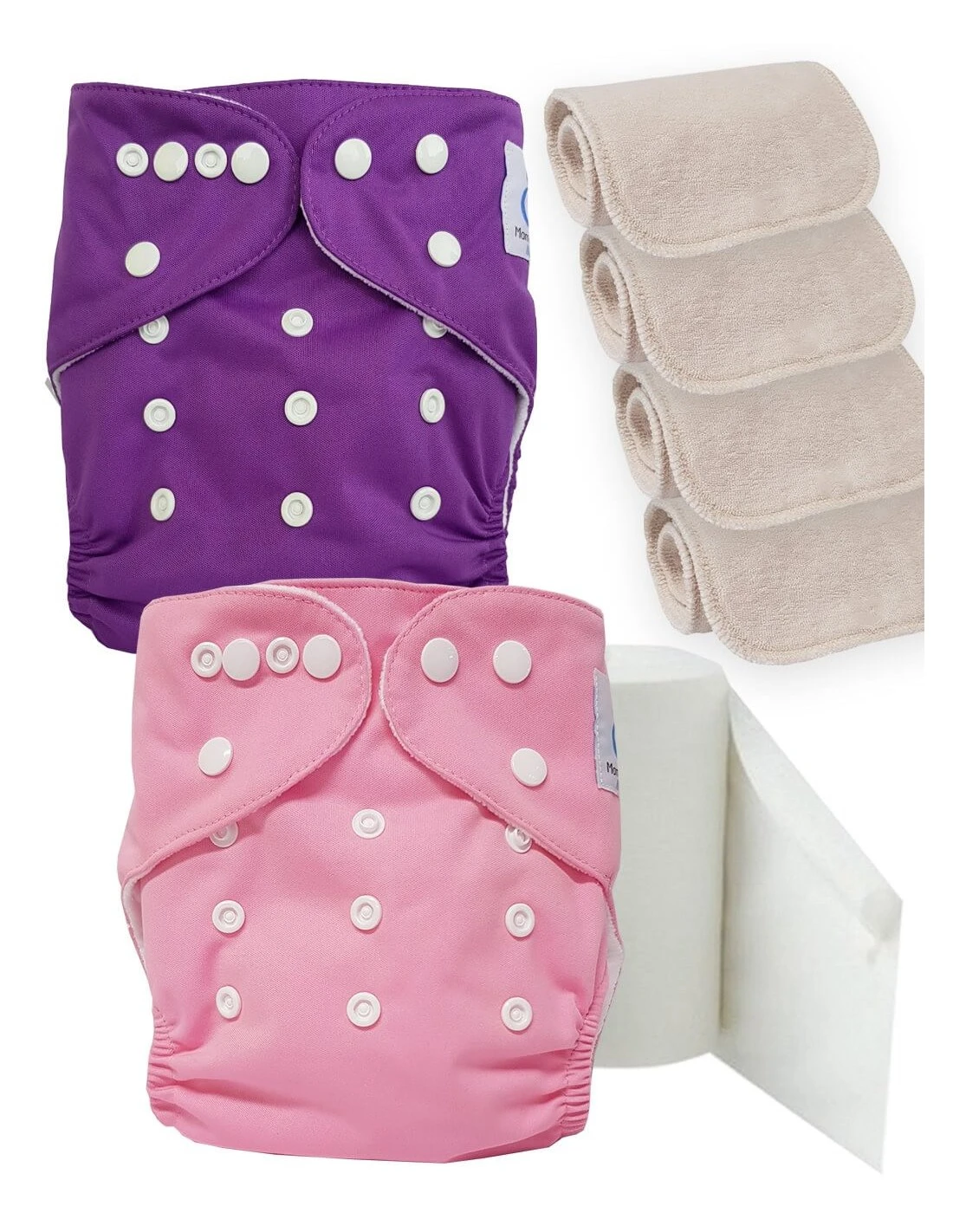 Pack Découverte Sensitive : Couches Lavables TE1 + Inserts En Coton + Voiles - Love 1 Pack Découverte Sensitive : Couches Lavables TE1 + Inserts En Coton + Voiles - Love