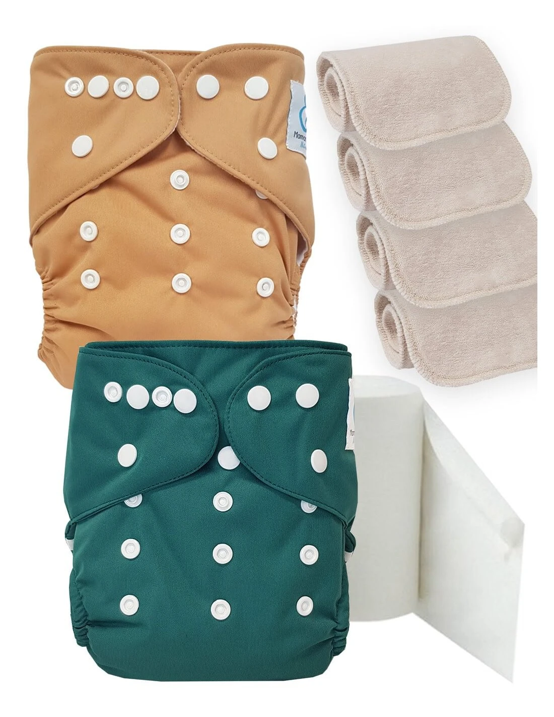 Pack Découverte Sensitive : Couches Lavables TE1 + Inserts En Coton + Voiles - Woods 1 Pack Découverte Sensitive : Couches Lavables TE1 + Inserts En Coton + Voiles - Woods