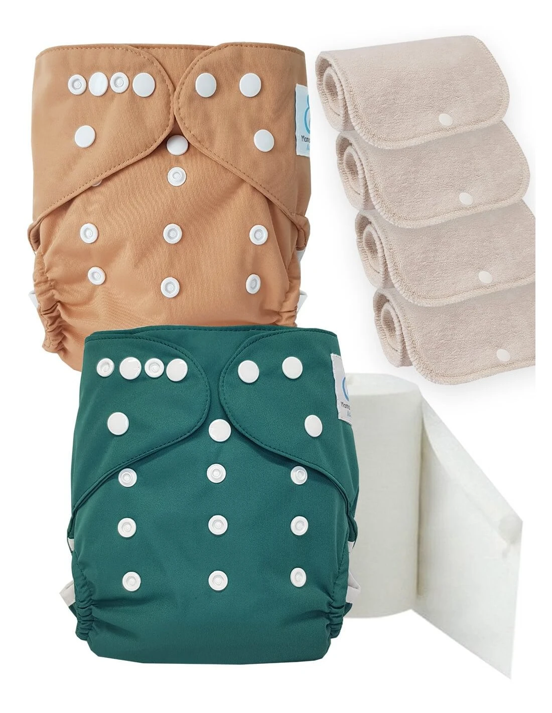 Pack Découverte Sensitive : Couches Lavables TE2 + Inserts En Coton + Voiles - Woods 2 Pack Découverte Sensitive : Couches Lavables TE2 + Inserts En Coton + Voiles - Woods – Image 2