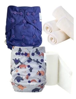 Pack Essai Couches Lavables TE2 - Dinos
