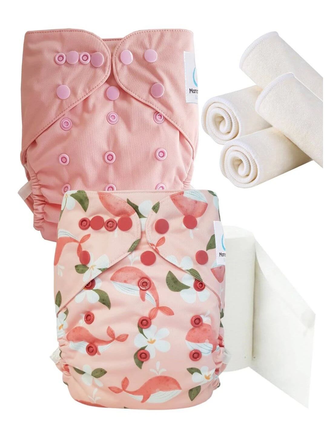 Pack Essai Couches Lavables TE2 + Insert Et Voiles De Protection - Maiwenn 1 Pack Essai Couches Lavables TE2 + Insert Et Voiles De Protection - Maiwenn