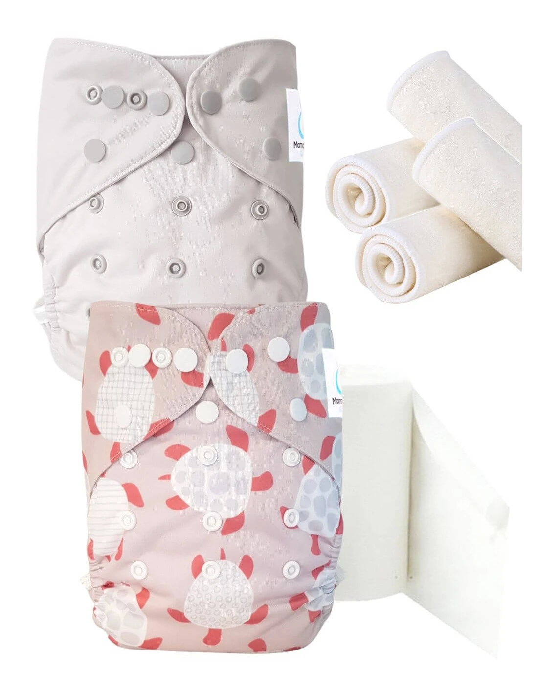 Pack Essai Couches Lavables TE2 + Insert Et Voiles - Turtle 1 Pack Essai Couches Lavables TE2 + Insert Et Voiles - Turtle