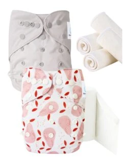 Pack Essai Couches Lavables TE2 + Inserts Et Voiles - Petite Poire