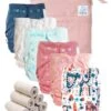 Pack Essentiel Bambou TE2 - 6 Couches Lavables Et Insert - Samar