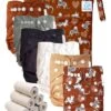 Pack Essentiel Bambou TE2 - 6 Couches Lavables Et Insert - Titou Le Chachou