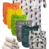 Pack Essentiel Bambou TE2 - 6 Couches Lavables TE2 - Alban Le Toucan