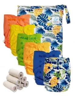 Pack Essentiel Bambou TE2 - 6 Couches Lavables TE2 - Exotic