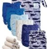 Pack Essentiel Bambou TE2 - 6 Couches Lavables TE2 - Mylène La Baleine