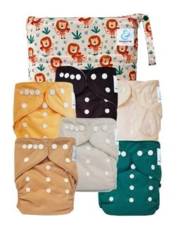 Pack Essentiel TE1 Sensitive - 6 Couches Lavables TE1 - Aaron