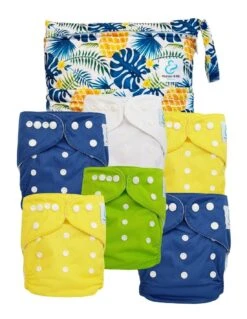 Pack Essentiel TE1 Sensitive - 6 Couches Lavables TE1 - Exotic