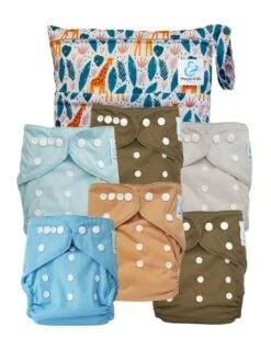 Pack Essentiel TE1 Sensitive - 6 Couches Lavables TE1 - Zoé