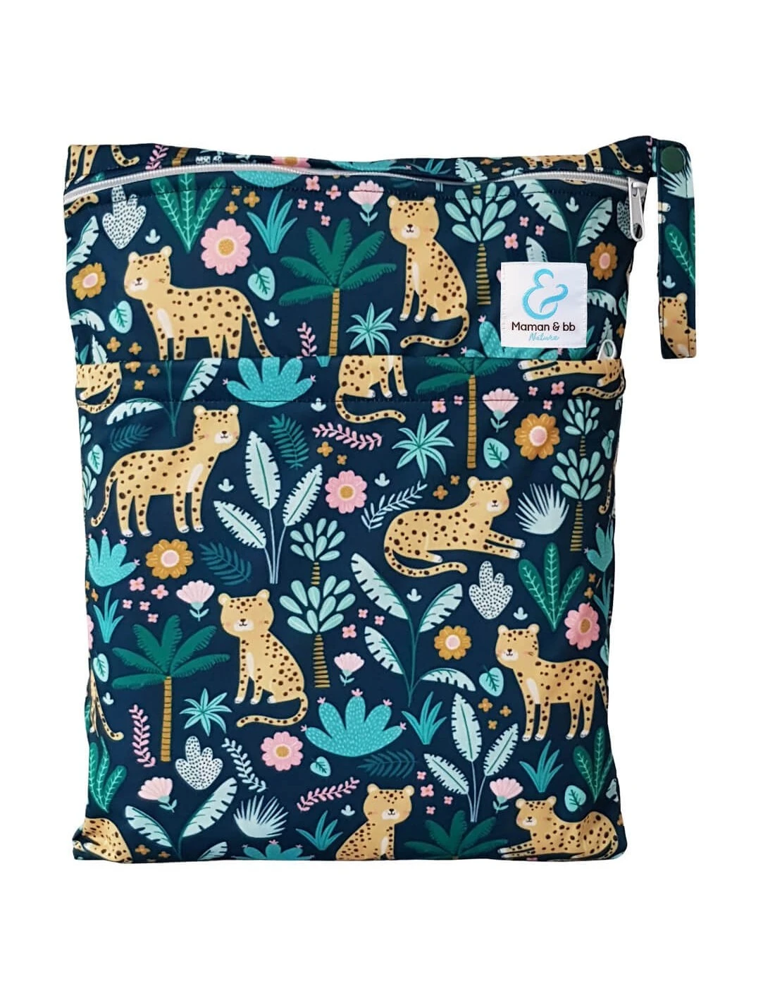Sac à Couches Lavables Imperméable 2 Poches - Leopold Le Léopard 1 Sac à Couches Lavables Imperméable 2 Poches - Leopold Le Léopard