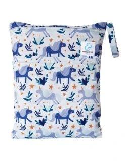 Sac à Couches Lavables Imperméable 2 Poches - Lina La Licorne