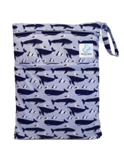 Sac à Couches Lavables Imperméable 2 Poches - Mylène La Baleine