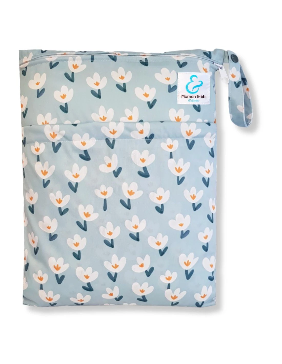 Sac à Couches Lavables Imperméable 2 Poches - Printemps 1 Sac à Couches Lavables Imperméable 2 Poches - Printemps